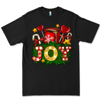 Black christmas joy coffee and candies Premium Tee - AdoDesignShop