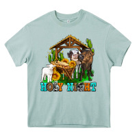 Holy Nıght Cows And Sunflowers Heavy Core Tee | Teevron