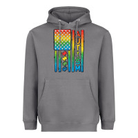 Storm Autism American Flag Heavyweight Hoodie - CowGirlArtShop