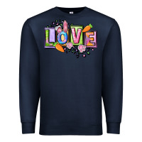 Navy Easter love Happy Easter Day Premium Sweatshirt - CowGirlArtShop