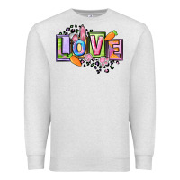 Oatmeal Heather Easter love Happy Easter Day Premium Sweatshirt - CowGirlArtShop