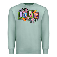 Seafoam Easter love Happy Easter Day Premium Sweatshirt - CowGirlArtShop