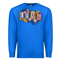 True Royal Easter love Happy Easter Day Premium Sweatshirt - CowGirlArtShop