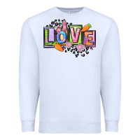 White Easter love Happy Easter Day Premium Sweatshirt - CowGirlArtShop