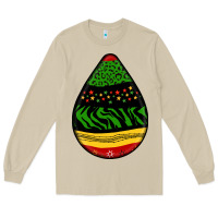 Mushroom teardrop african pattern Long Sleeve Tee - BundleAndBundleShop