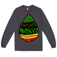 Smoke teardrop african pattern Long Sleeve Tee - BundleAndBundleShop