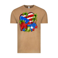 Vintage Camel puerto rico hearts Vintage Tee - NancyCooperArtShop