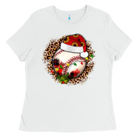 White Christmas baseball Ladies Tee - JahusDesignShop