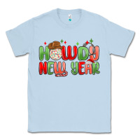 Dusty Blue howdy new year Classic Tee - MaliasSmallBusiness