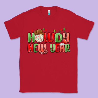 Howdy New Year Classic Tee Designed By Maliassmallbusiness