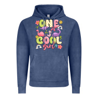 Vintage Denim one cool girl Vintage Hoodie - MaliasSmallBusiness