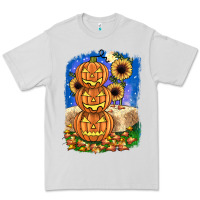 Dove Grey pumpkin sunflower Premium Tee - JahusDesignShop