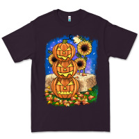 Plum pumpkin sunflower Premium Tee - JahusDesignShop