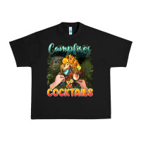 Black campfirescocktails Urban Heavy Tee - NancyCooperArtShop