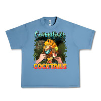 Pebble Blue campfirescocktails Urban Heavy Tee - NancyCooperArtShop