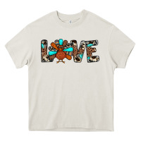 Cream love turkey Heavy Core Tee - JahusDesignShop