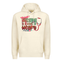 Sandshell Nursing is a work of heart Premium Hoodie - CowGirlArtShop