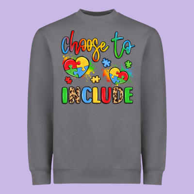 Choose To Include Heavyweight Sweatshirt Designed By Lillyallendesigns
