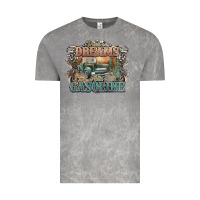 Cloud Rock runs on dreams and gasoline truck western Vintage Tee - NancyCooperArtShop