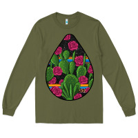 Army Green Hispanic Heritage Long Sleeve Tee - BundleAndBundleShop