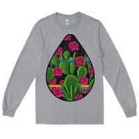 Heather Grey Hispanic Heritage Long Sleeve Tee - BundleAndBundleShop