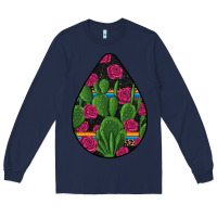 Navy Hispanic Heritage Long Sleeve Tee - BundleAndBundleShop