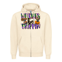 Sandshell Witches be trippin Zipper Hoodie - NancyCooperArtShop