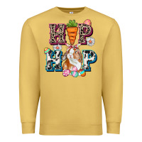 Antique Gold Western hip hop bunny Easter Day Premium Sweatshirt - CowGirlArtShop