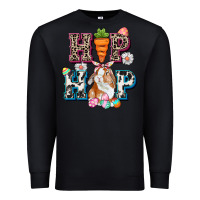 Black Western hip hop bunny Easter Day Premium Sweatshirt - CowGirlArtShop