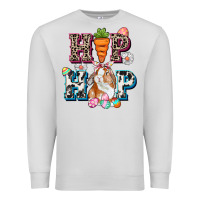 Dove Grey Western hip hop bunny Easter Day Premium Sweatshirt - CowGirlArtShop