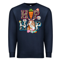 Navy Western hip hop bunny Easter Day Premium Sweatshirt - CowGirlArtShop