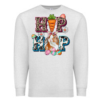 Oatmeal Heather Western hip hop bunny Easter Day Premium Sweatshirt - CowGirlArtShop