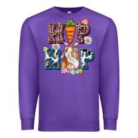 Purple Western hip hop bunny Easter Day Premium Sweatshirt - CowGirlArtShop
