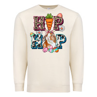 Sandshell Western hip hop bunny Easter Day Premium Sweatshirt - CowGirlArtShop