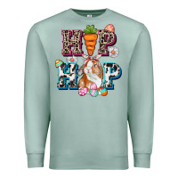 Seafoam Western hip hop bunny Easter Day Premium Sweatshirt - CowGirlArtShop