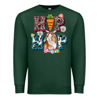 Sports Green Western hip hop bunny Easter Day Premium Sweatshirt - CowGirlArtShop