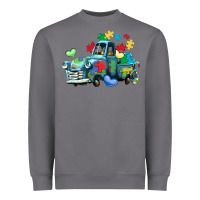 Storm autism truck Heavyweight Sweatshirt - LillyAllenDesigns