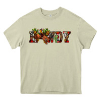 Mossy Christmas Howdy Bronco Rodeo Heavy Core Tee - JahusDesignShop