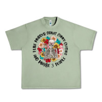 Oil Green i like murder shows comfy clothes and like 3 peopl Urban Heavy Tee - MaliasSmallBusiness