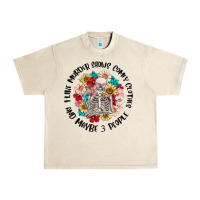 Sandshell i like murder shows comfy clothes and like 3 peopl Urban Heavy Tee - MaliasSmallBusiness