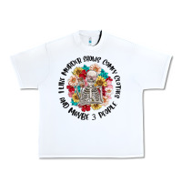 White i like murder shows comfy clothes and like 3 peopl Urban Heavy Tee - MaliasSmallBusiness