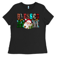 Black blessed mom christmas Ladies Tee - JahusDesignShop