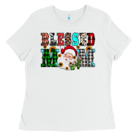 Blessed Mom Christmas Ladies Tee | Teevron