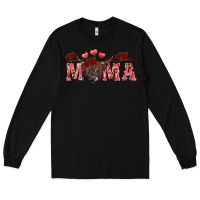 Black valentines day mama Long Sleeve Tee - RanaPortraitStore