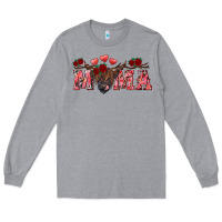 Heather Grey valentines day mama Long Sleeve Tee - RanaPortraitStore