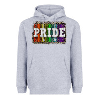 Heather Grey Pride barcode Heavyweight Hoodie - CowGirlArtShop