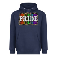 Navy Pride barcode Heavyweight Hoodie - CowGirlArtShop
