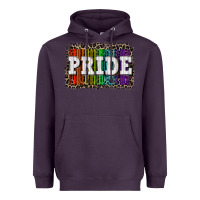 Plum Pride barcode Heavyweight Hoodie - CowGirlArtShop