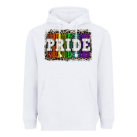 White Pride barcode Heavyweight Hoodie - CowGirlArtShop