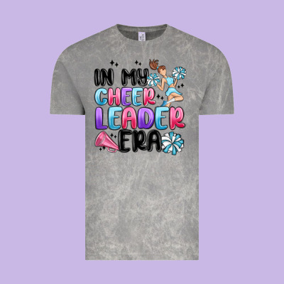 In My Cheer Leader Era Vintage Tee Designed By Maliassmallbusiness